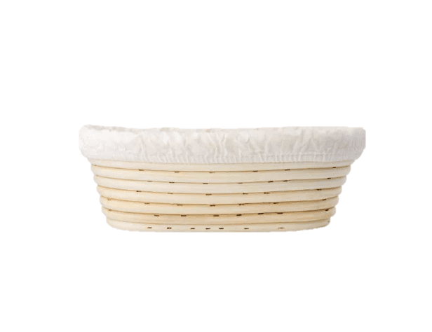 Long Oval Proofing Basket w/ Cloth Liner