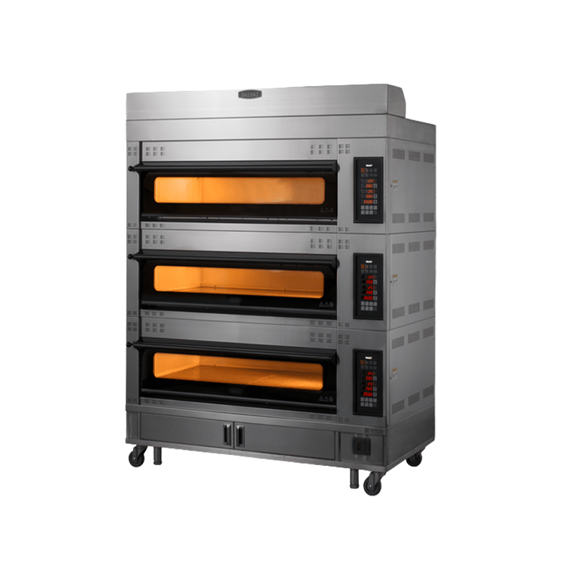 Bresso 3 Deck, 9 Trays Gas Oven